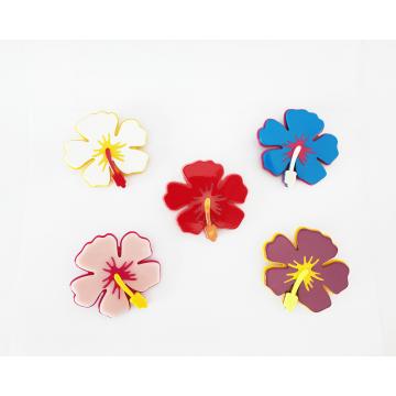 Acetate breastpin colorful flower collection Designed from Italy